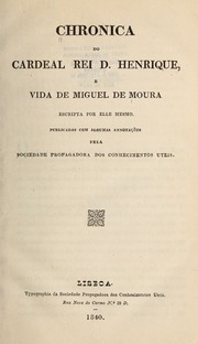 Capa de Chronica do cardeal rei d. Henrique