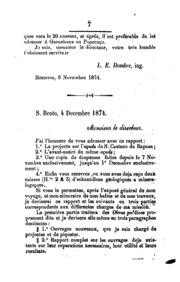Capa de Viagens do engenheiro Dombre ao interior da provincia de pernambuco em 1874 e 1875