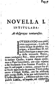 Capa de Novellas exemplares, parte III. E agora nesta impressaõ, correctas, e emendadas