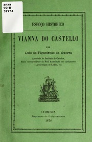 Capa de Vianna do Castello : esboço histórico
