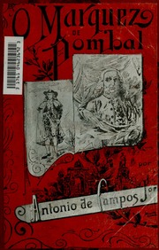 Capa de O marquez de Pombal, romance historico