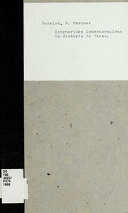 Capa de Ephemerides commemorativas da historia de Macau e das relações da China com os povos christãos