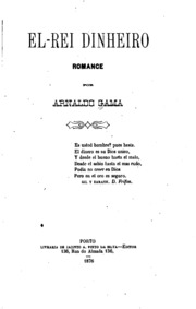 Capa de El-Rei Dinheiro: romance