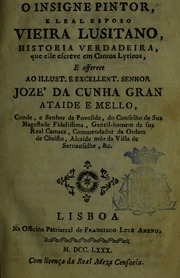 Capa de O insigne pintor, e leal esposo Viera Lusitano, Historia verdadeira, que elle escreve em…