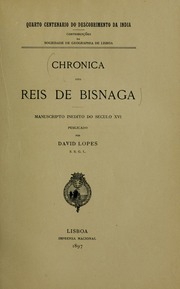 Capa de Chronica dos reis de Bisnaga : manuscripto inedito do seculo XVI