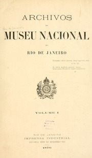 Capa de Archivos do Museu Nacional