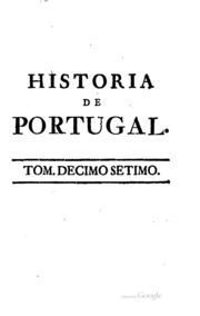 Capa de Historia geral de Portugal, e suas conquistas
