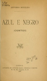 Capa de Azul e negro (contos)