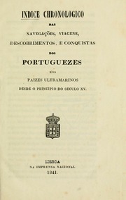 Capa de Indice chronologico das navegações, viagens, descobrimentos, e conquistas dos portuguezes…