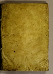 Capa de Regimento dos contos do reyno, e casa
