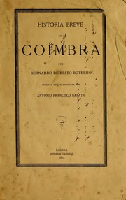 Capa de HISTORIA BREVE DE COIMBRA