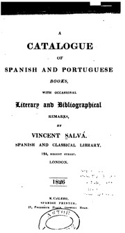 Capa de A catalogue of Spanish and Portuguese books