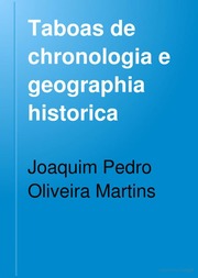 Capa de Taboas de chronologia e geographia historica