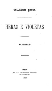 Capa de Heras e violetas; poesias