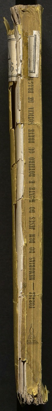 Capa de Memorias do Bom Jesus do Monte e roteiro ou Breve noticia de Braga