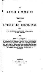 Capa de Le Brésil littéraire